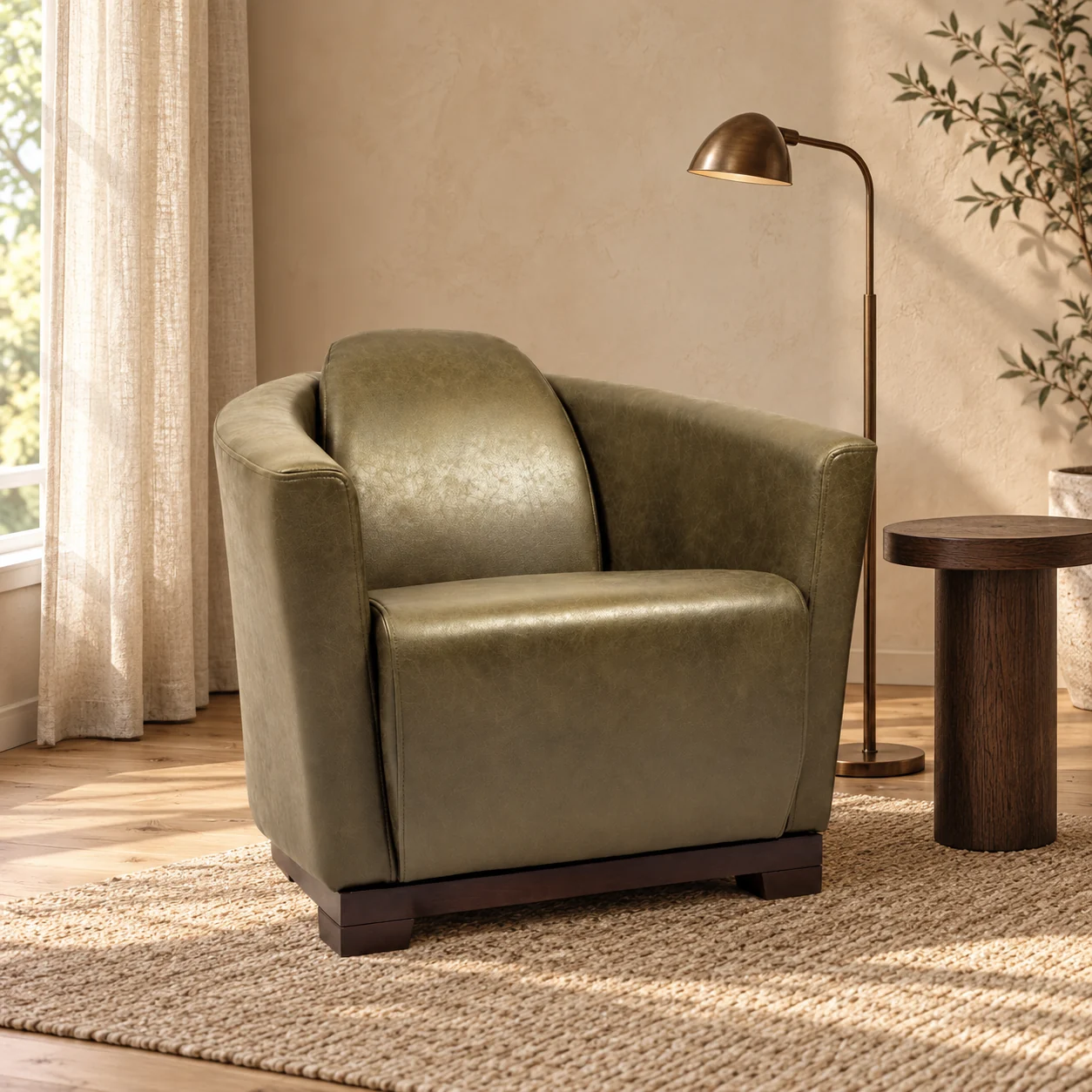 Fotelje u interijeru — ambijentalna vizualizacija